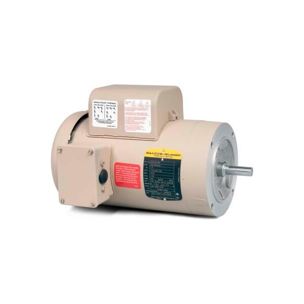 Baldor-Reliance Motor VFDL3507M, .75HP, 1725RPM, 1PH, 60HZ, 56C, 3432LC, TEFC, F